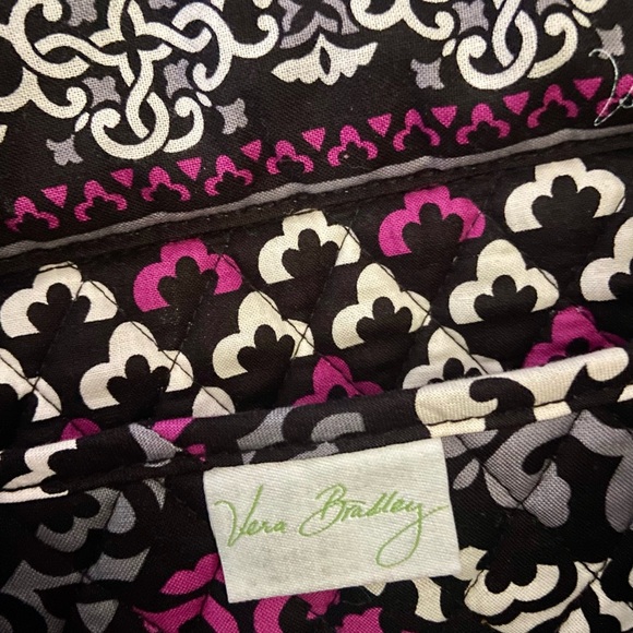 Vera Bradley- Canterberry Magenta  Patterned Tote Bag - Picture 4 of 8